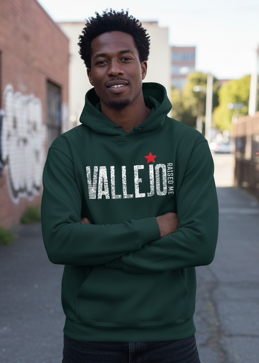 Vallejo Raised Me Wordmark - Relax Hoodie