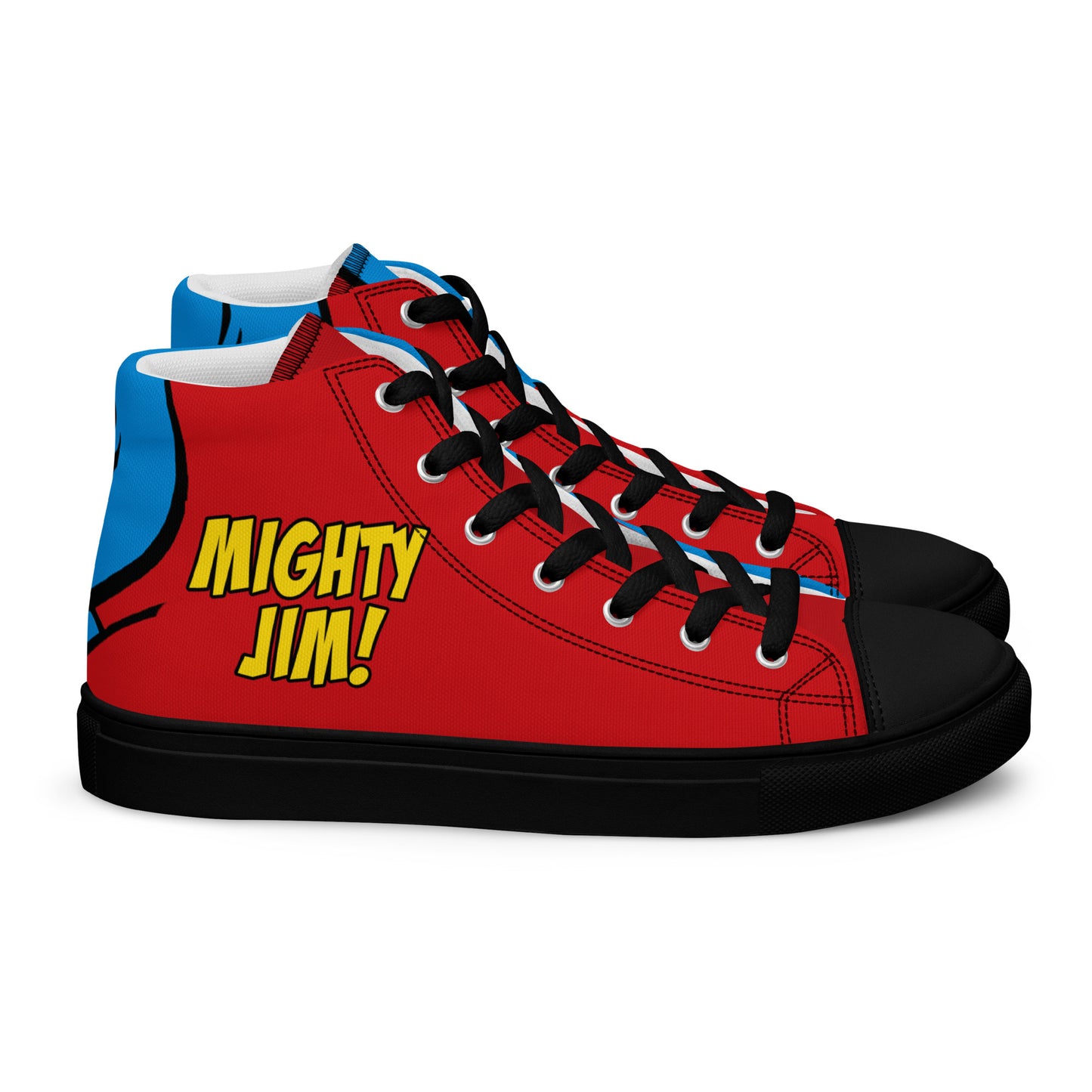 MIGHTY JIM Men’s high top canvas shoes