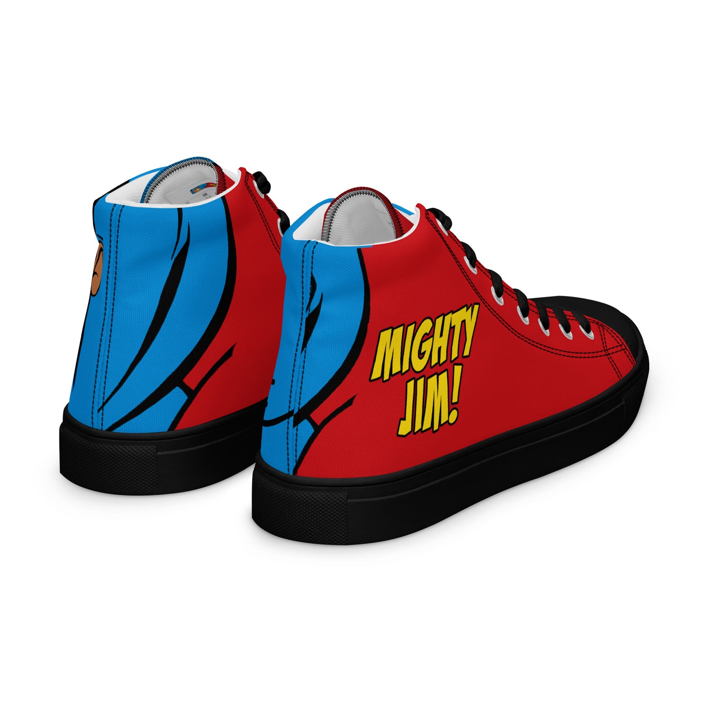 MIGHTY JIM Men’s high top canvas shoes