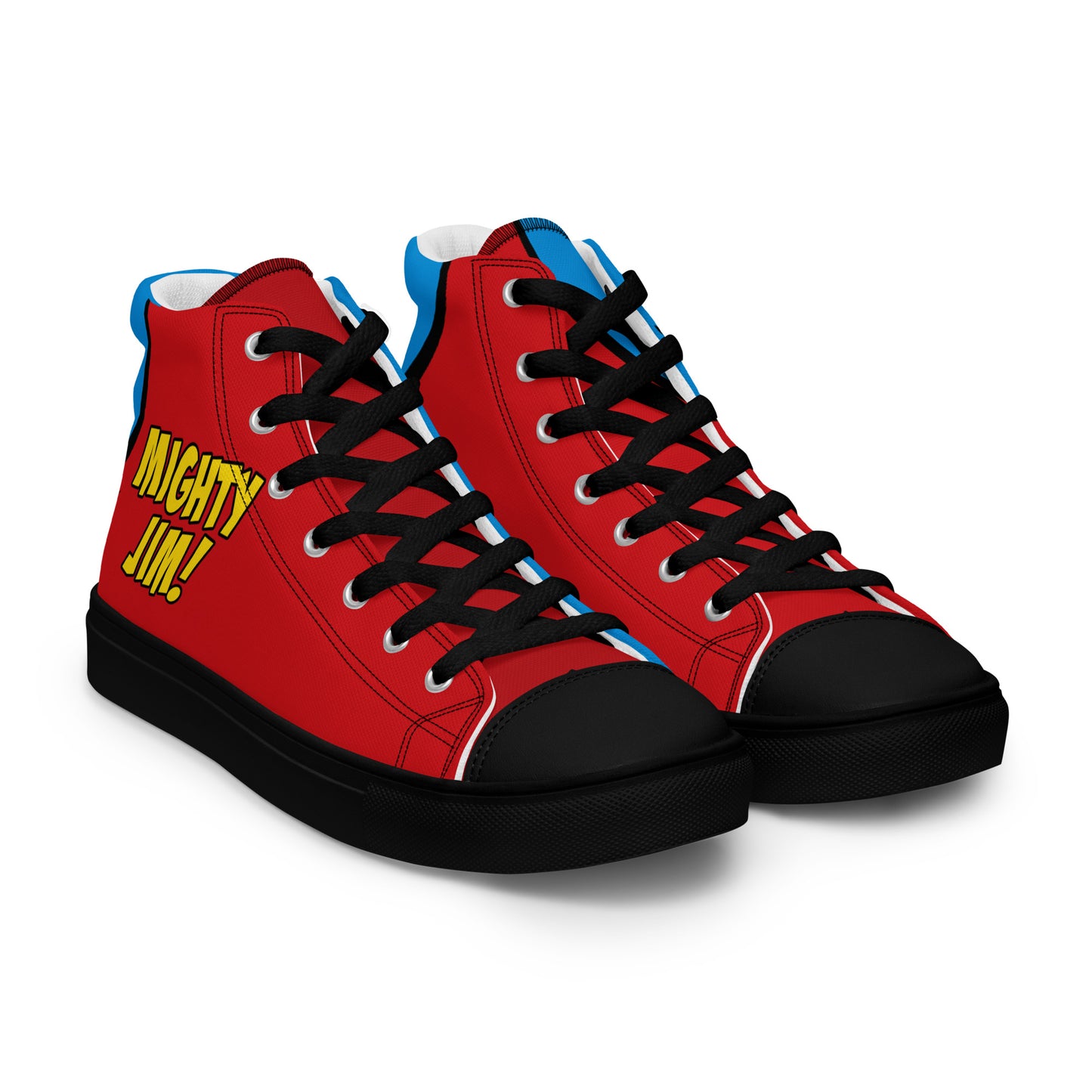 MIGHTY JIM Men’s high top canvas shoes