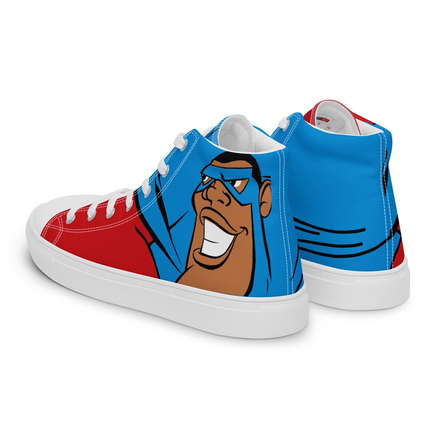 MIGHTY JIM Men’s high top canvas shoes