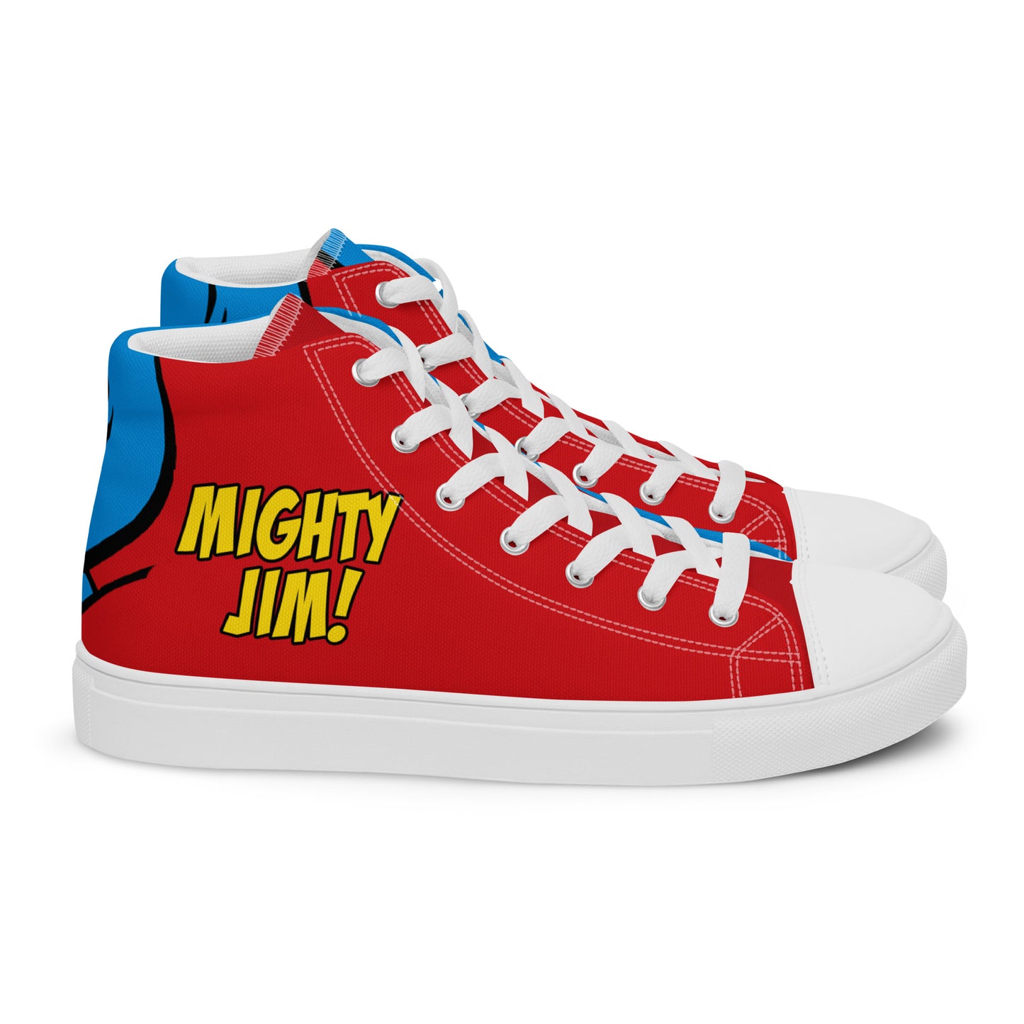 MIGHTY JIM Men’s high top canvas shoes