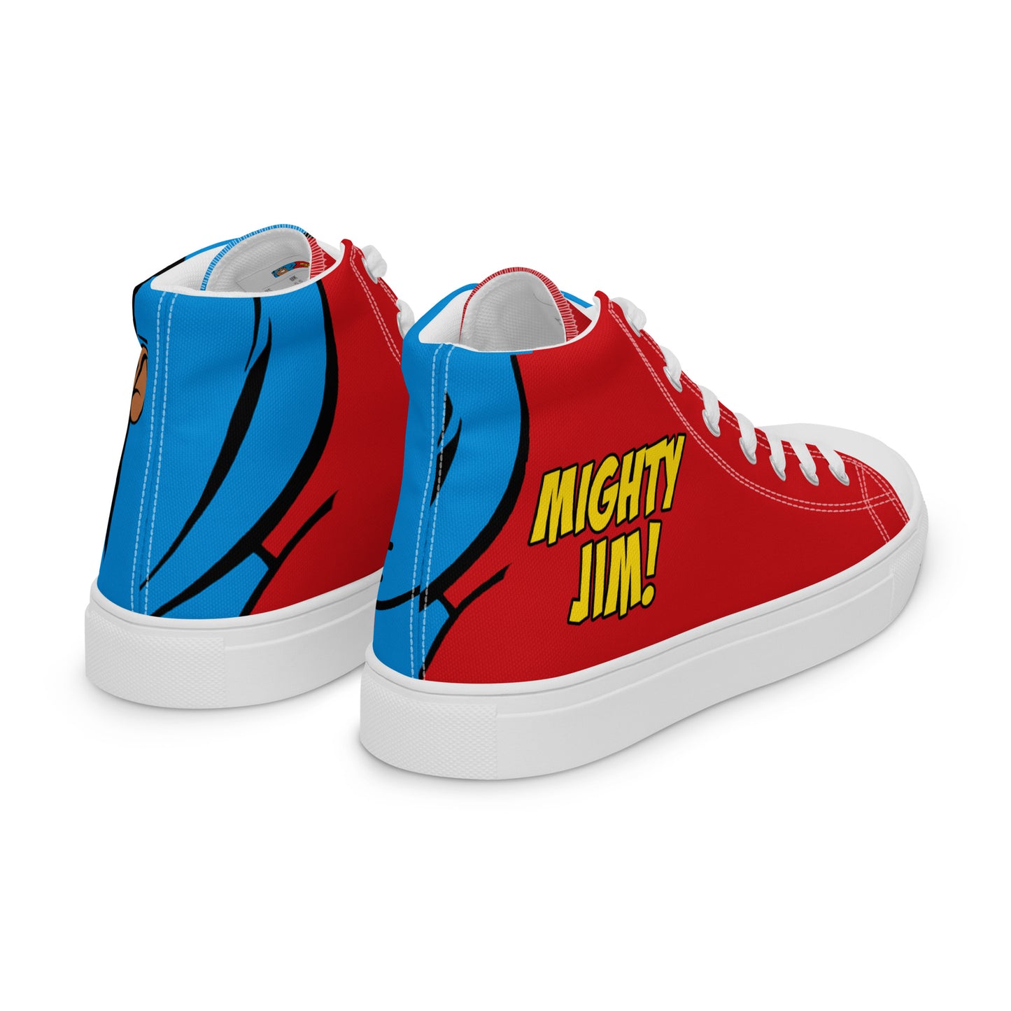 MIGHTY JIM Men’s high top canvas shoes