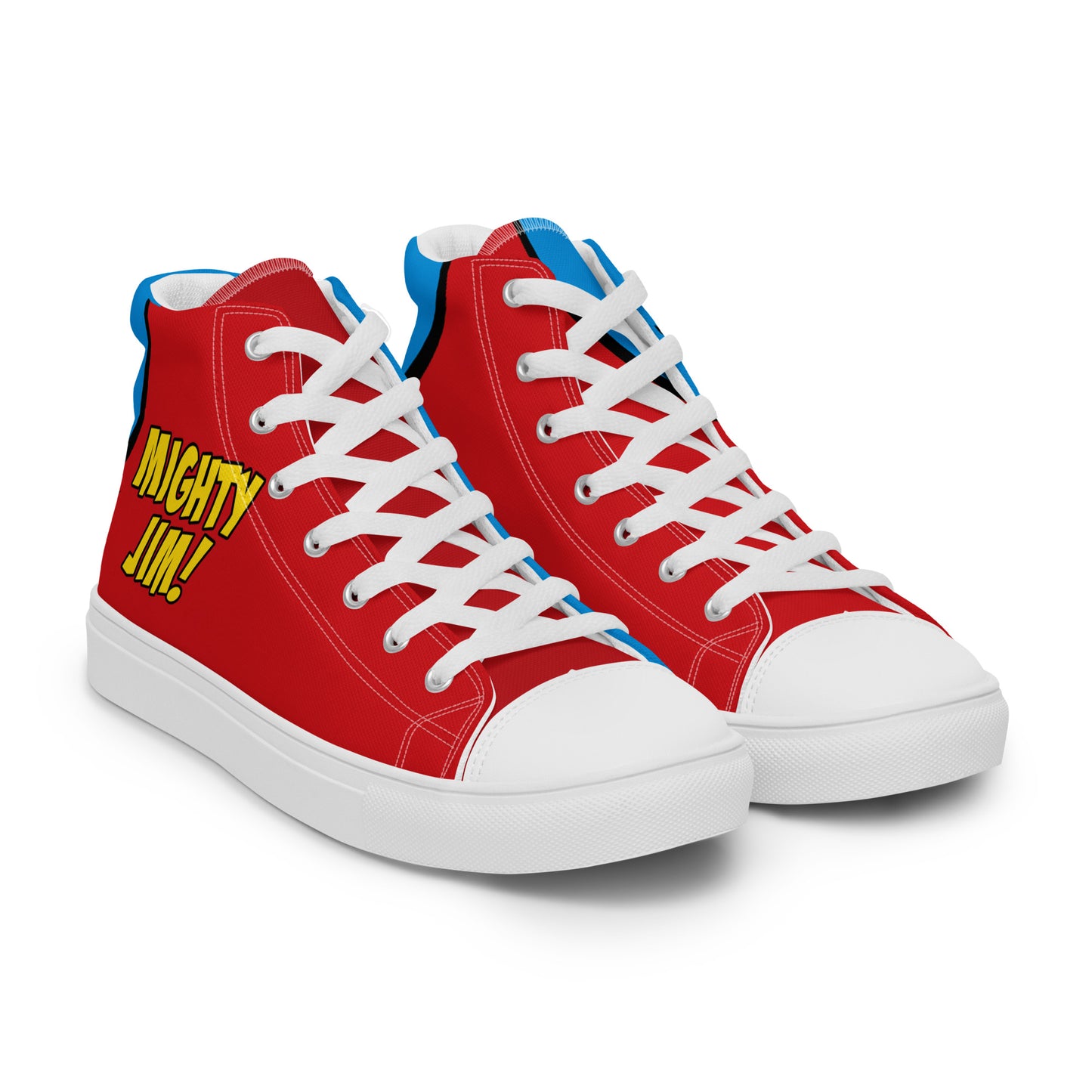 MIGHTY JIM Men’s high top canvas shoes