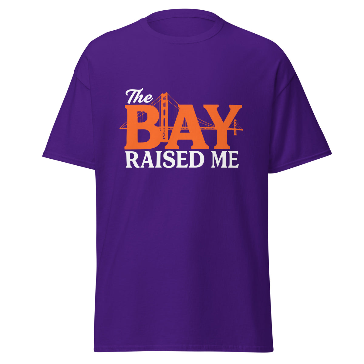 The Bay Raised Me classic black graphic t-shirt showing NorCal hometown pride streetwear