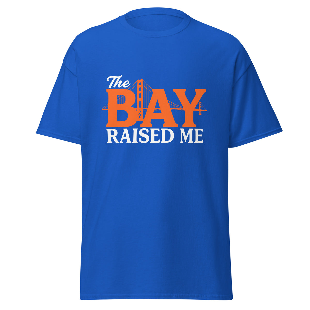 The Bay Raised Me classic black graphic t-shirt showing NorCal hometown pride streetwear