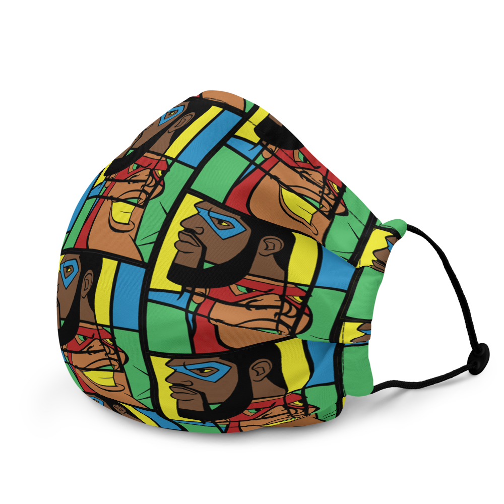 MY HEROES (MOSAIC) Premium face mask