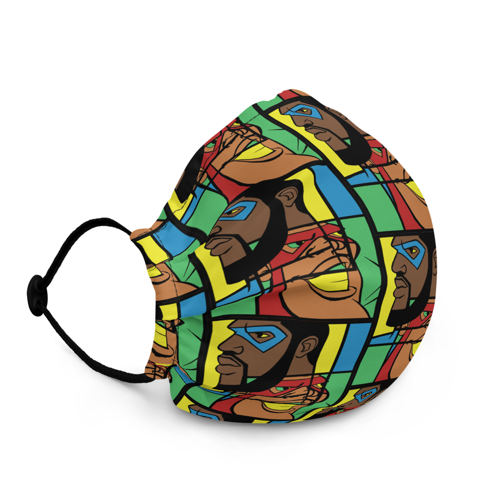 MY HEROES (MOSAIC) Premium face mask