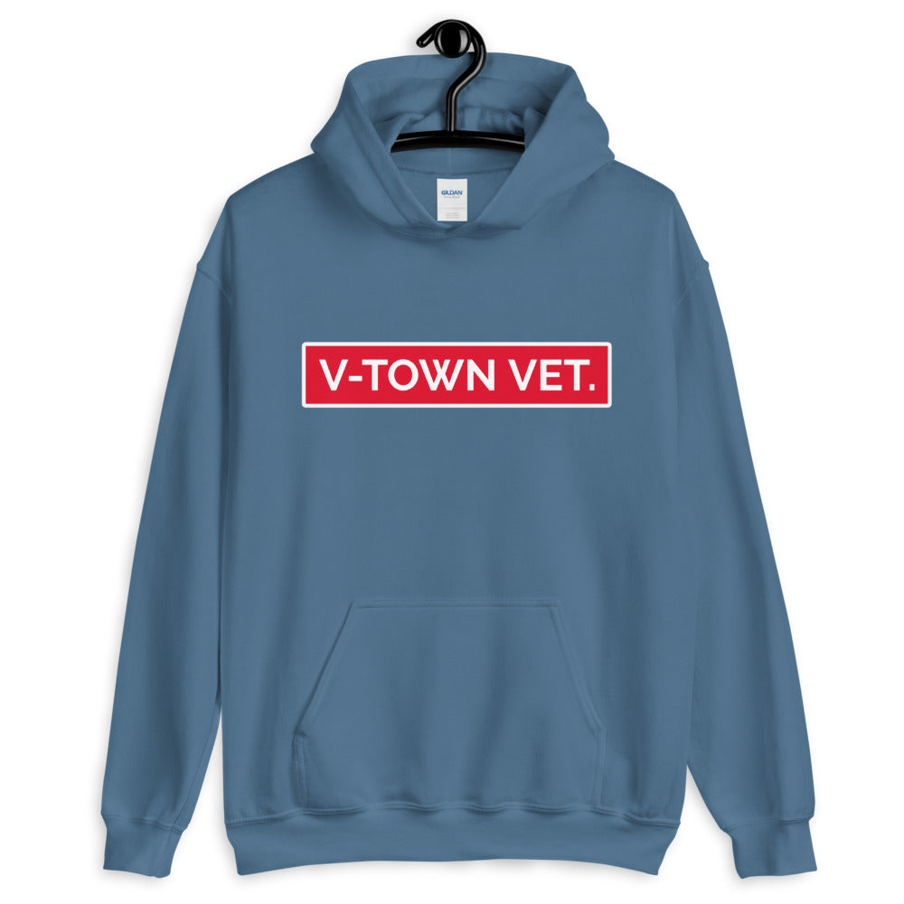 V-Town Vet./Vallejo (front & back images) Unisex Hoodie