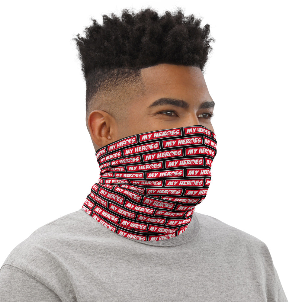 My Heroes Logo (Brick) Neck Gaiter