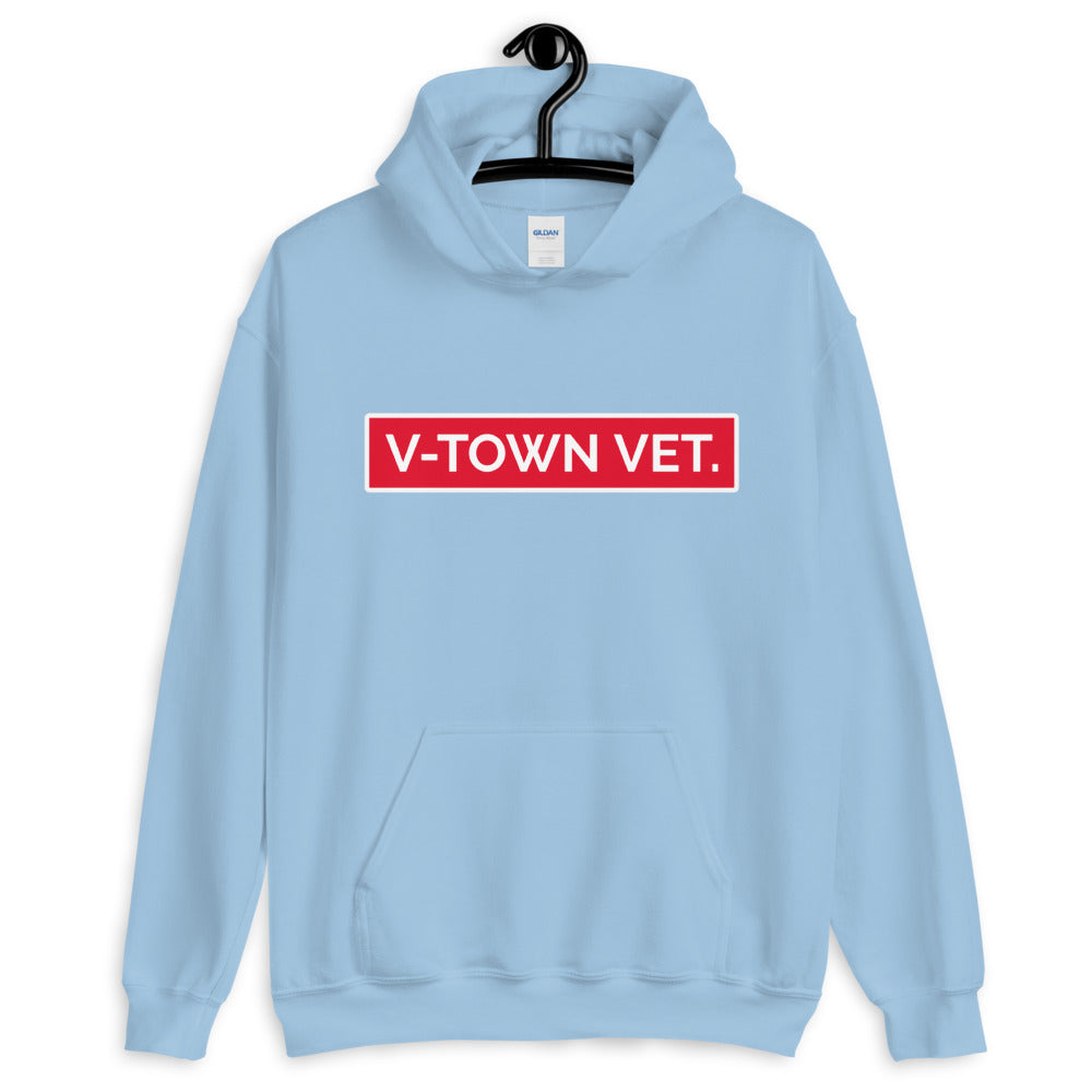 V-Town Vet./Vallejo (front & back images) Unisex Hoodie