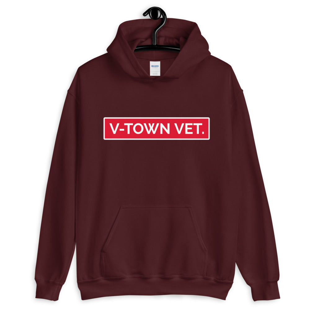 V-Town Vet./Vallejo (front & back images) Unisex Hoodie