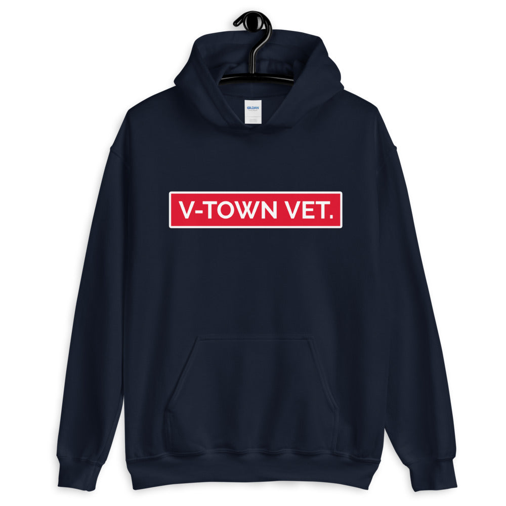 V-Town Vet./Vallejo (front & back images) Unisex Hoodie