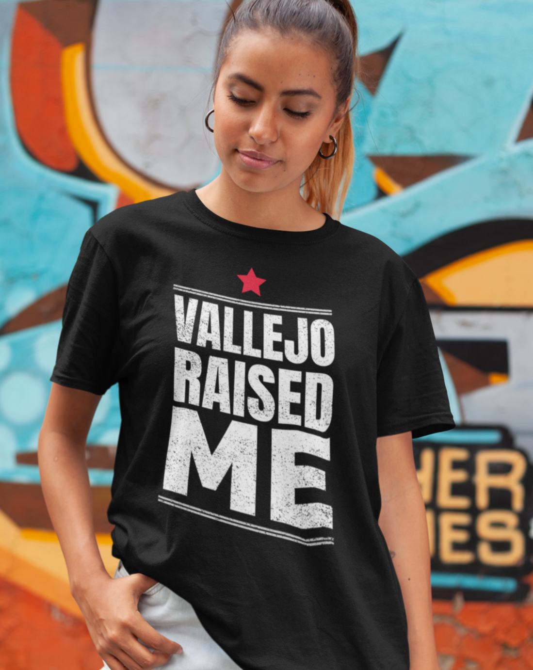 VALLEJO RAISED ME (BLOCK) Unisex T-Shirt