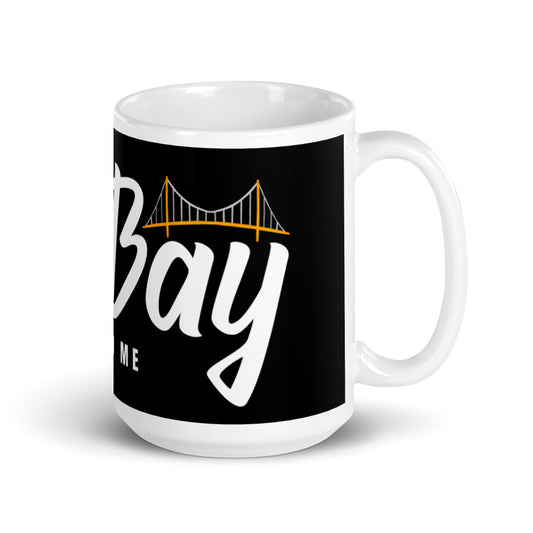 The Bay RAISED ME glossy mug