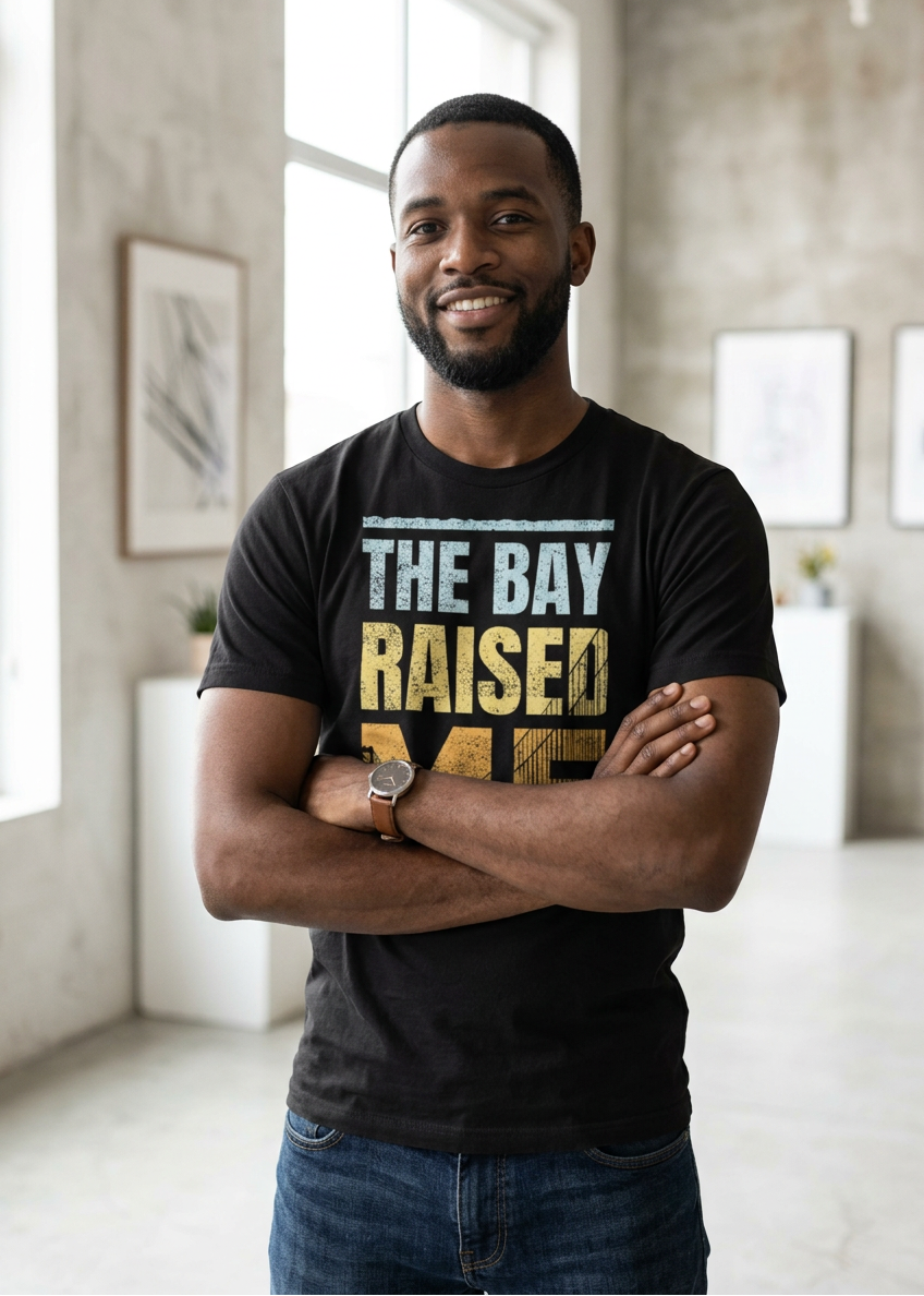 The Bay Raised Me (Sunset) - classic tee