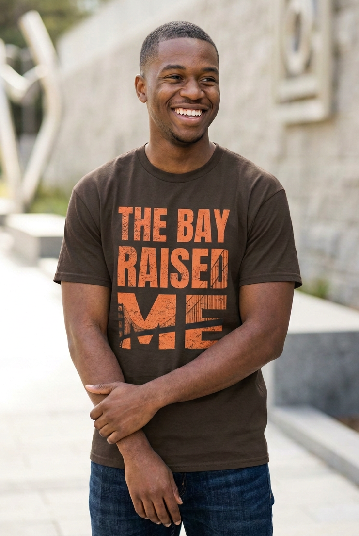 The Bay Raised Me (Orange) - classic tee