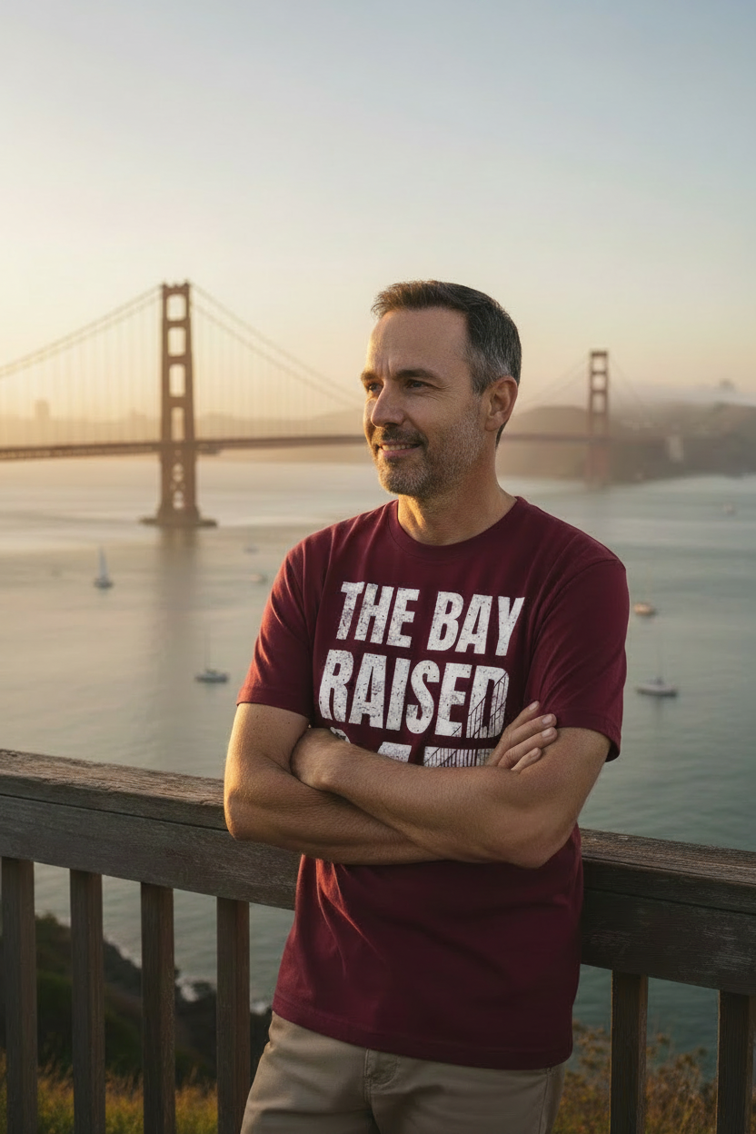The Bay Raised Me Noir - classic tee