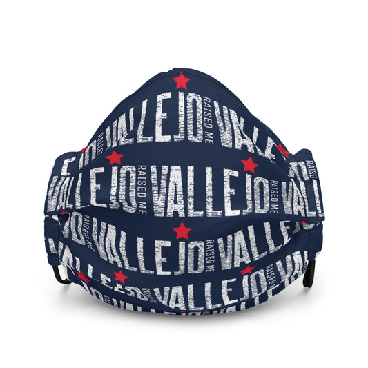 Vallejo Raised Me (Blue) Premium face mask